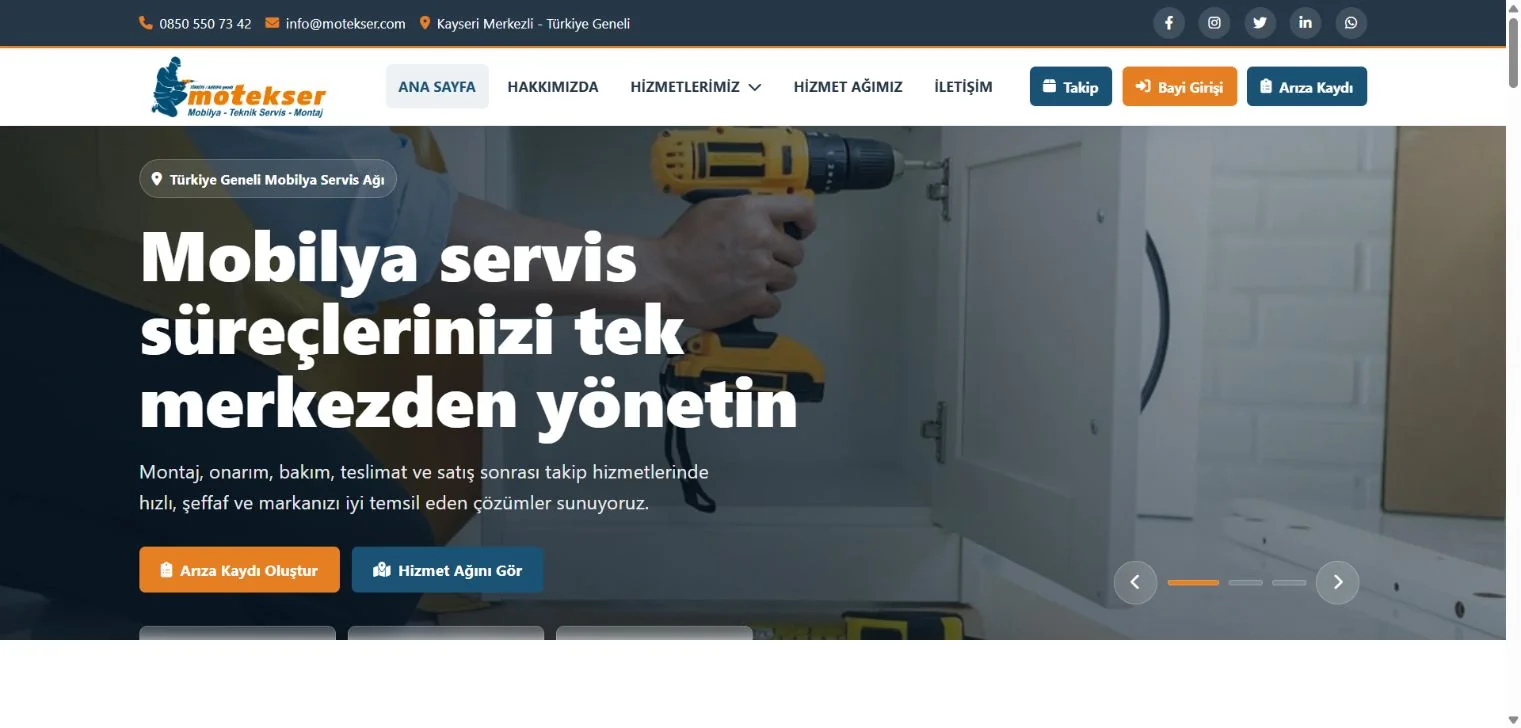 MOTEKSER proje görünümü