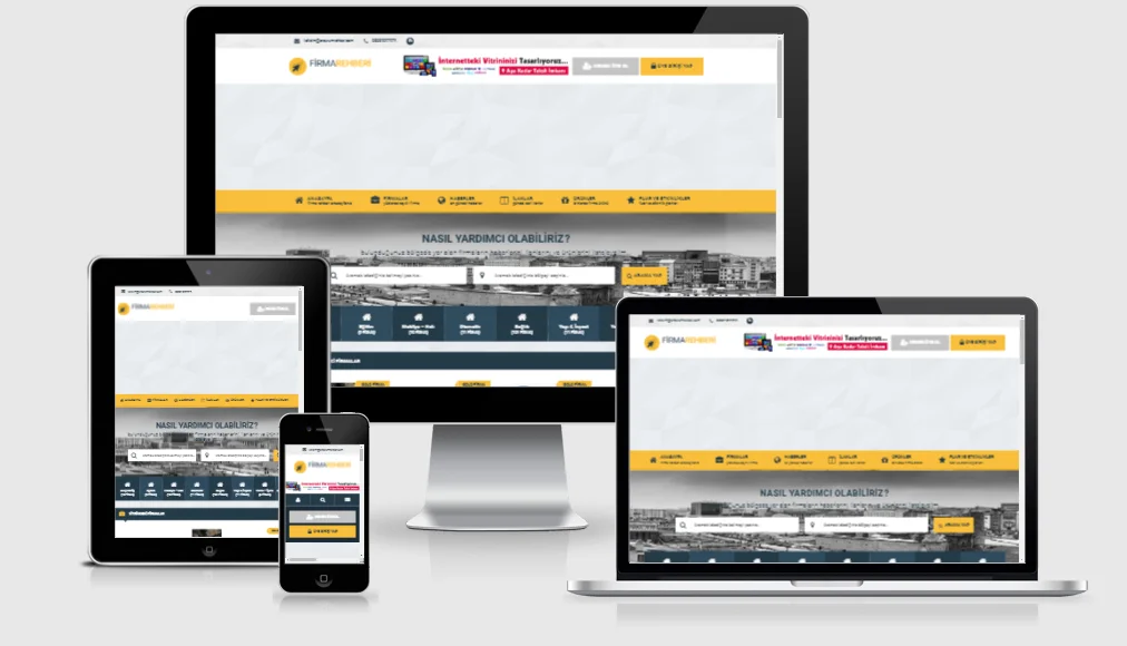 Erzurum Rehber web tasarım projesi