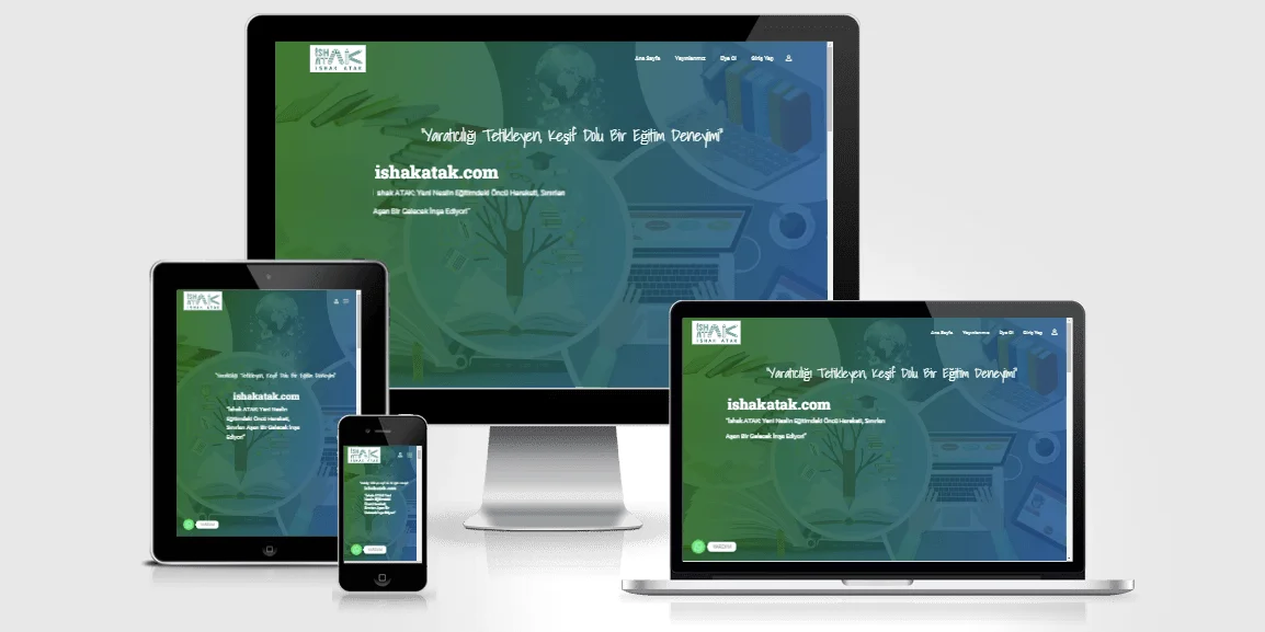 İshak ATAK web tasarım projesi