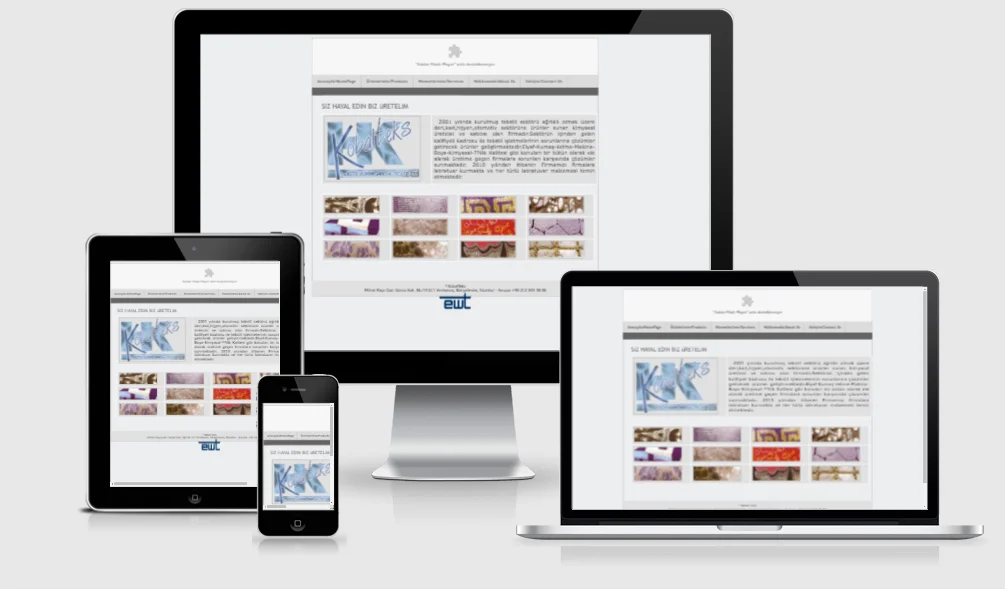 Kobal Tekstil web tasarım projesi