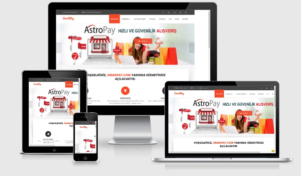 OMAKPay web tasarım projesi